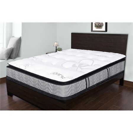 Spectra Mattress Spectra Mattress SS571003T 14 in. Orthopedic Organic Plush Knife Edge Pillow Top Double Sided Pocketed Coil - Twin SS571003T